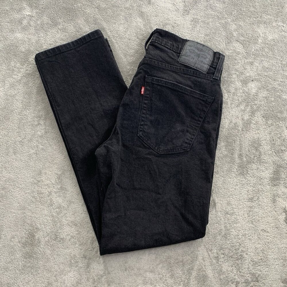 Levis 541 Jeans Mens 32x30” Black Denim Athletic Taper Fit Casual Cotton Blend